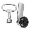 SUPVOX Outdoor Trash Can Key Metal Cabinet Lock for Peel