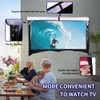 Outdoor TV Cover American Flag 60-65 Inch, 600D Waterproof and