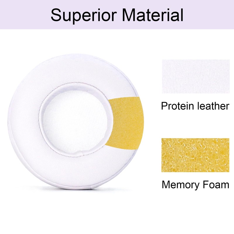 Xinyuekj Replacement Ear Pads for Beats Mixr Headphones - White