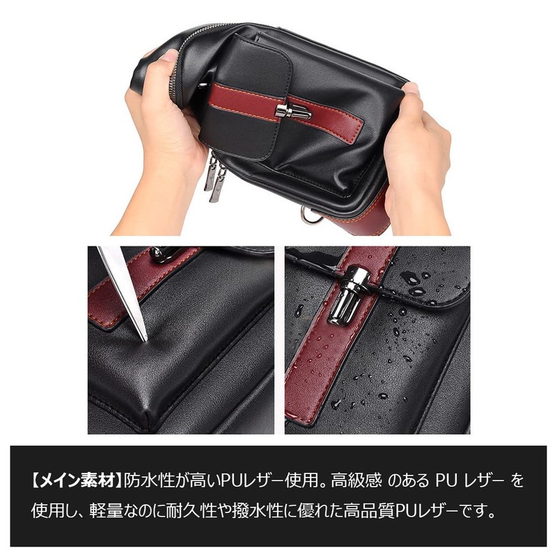 Cenvins One Shoulder Men's Body Bag, Crossbody Bag, Shoulder Bag,