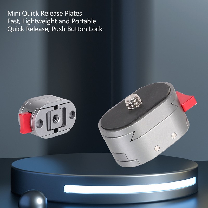 Mini Quick Release Plates Slider Lock Folding Magnetic Clamp Quick