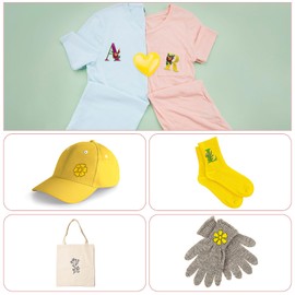 Mabor 102Pcs Water Soluble Embroidery Paper Stick Embroidery Patterns Transfer Dissolvable Embroidery Paper Flower Letters Wash Away Embroidery Stabilizer for Beginners Sewing Lovers