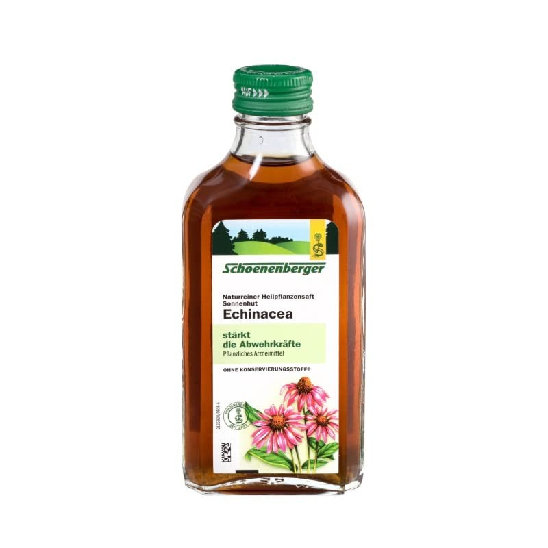 Schoenenberger Echinacea Natural Plant Juice Coneflower, 200 ml Solution