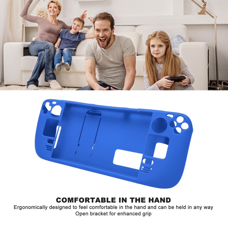Kickstand Case for Steam Deck Hands Free Full Protection Fingerprint