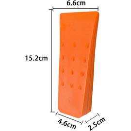 YFFSFDC Forestry Use Cutting Wedges Wedges Wedges Felling Log Splitting Wedges Wedges Chainsaw Accessories [Orange * Set of 3]