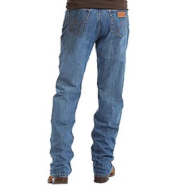 Wrangler mens 20x Competition Active Flex Relaxed Fit Jeans, Admiral Blue, 40W x 30L US