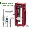 Door Hinge Jig, Door Hinge Mortiser for Router, Length 3”