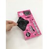 JAPACK'S SN05 Sanitary Bag, Black, Pink Ribbon, Box Type, with