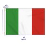 Large 60 x 90 cm Italy Flag, 2 x 3