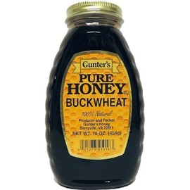 Gunter's Honey, Buckwheat, 16-Ounce (Pack of 6)