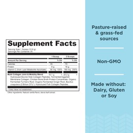 Ancient Nutrition Ancient Nutrition Collagen Powder Protein, Multi Collagen Protein Powder Joint + Mobility, 20 Serving, Joint Supplement with Hydrolyzed Collagen Peptides for Post Workout, 7.48oz