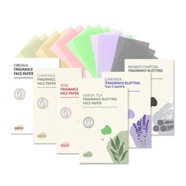 OYZOQ 600pcs Blotting Paper for Men Women Face Blotting Papers Face Oil Blotting Papers Oil Blotting Paper (6 Styles)