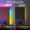 BTF-LIGHTING FCOB WS2811 IC RGB COB LED Strip DC24V 720LED/m