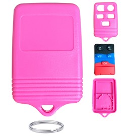 Kepdul Replacement for 2003-2010 Ford Expedition 2008-2010 Lincoln Navigator 5 Button Keyless Entry Remote Smart Keys Shell (5-Button-Pink)