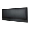 CROWNBEDSUK ROMA FAUX LEATHER HEADBOARD 2ft6,3ft,4ft,4ft6,5ft,6ft (2FT6 SMALL SINGLE, Black)