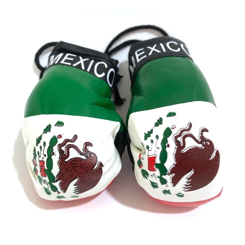 Mexico flag Boxing Glove Mexican flag decoration car accessories hanging