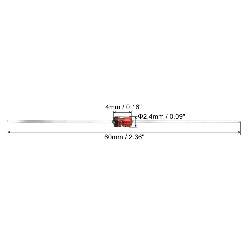 PATIKIL Zener Diodes 20 Pcs 1W Zener Diodes Assortment 5.1V