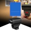 1D 2D Ring Barcode Scanner 2.4G Wireless Bluetooth CCD Red