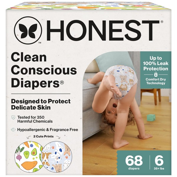 The Honest Company Clean Conscious Diapers for Delicate Skin |