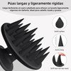 Set de 4 Cepillos Corporales de Silicona para Baño:Cepillo de