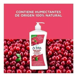 2 Pza Crema Corporal St. Ives Humectación Intensiva 532 Ml Frutos Rojos