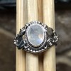 Natural Moonstone 925 Solid Sterling Silver Engagement Ring Size 6