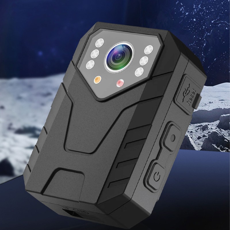 4K HD Body Camera Clip On Wearable Security Camera Night
