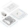 deleyCON CAT8 Network Socket Flush-Mounted RJ45 Keystone 40 Gbps, 1