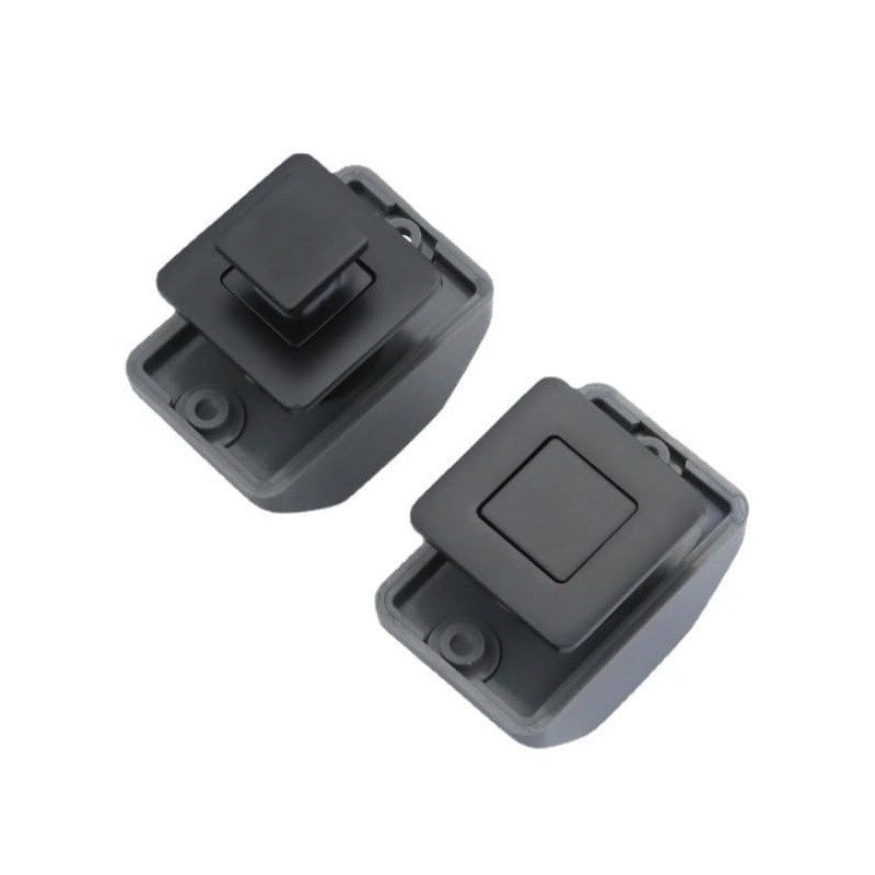 5PCS Cabinet Latch Lock Keyless Push Button Drawer Knob for