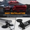 XRIDONSEN 28.4" 80 LED Roof Top Emergency Lights Red White