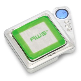 American Weigh Scales Blade Series Digital Precision Pocket Weight Scale, Gray, 650 X 0.1G (BL-650-GRY) (Silver, 1KG)