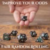 Soar Forge Metal Dice for DND - Ancient Cracked Glitter
