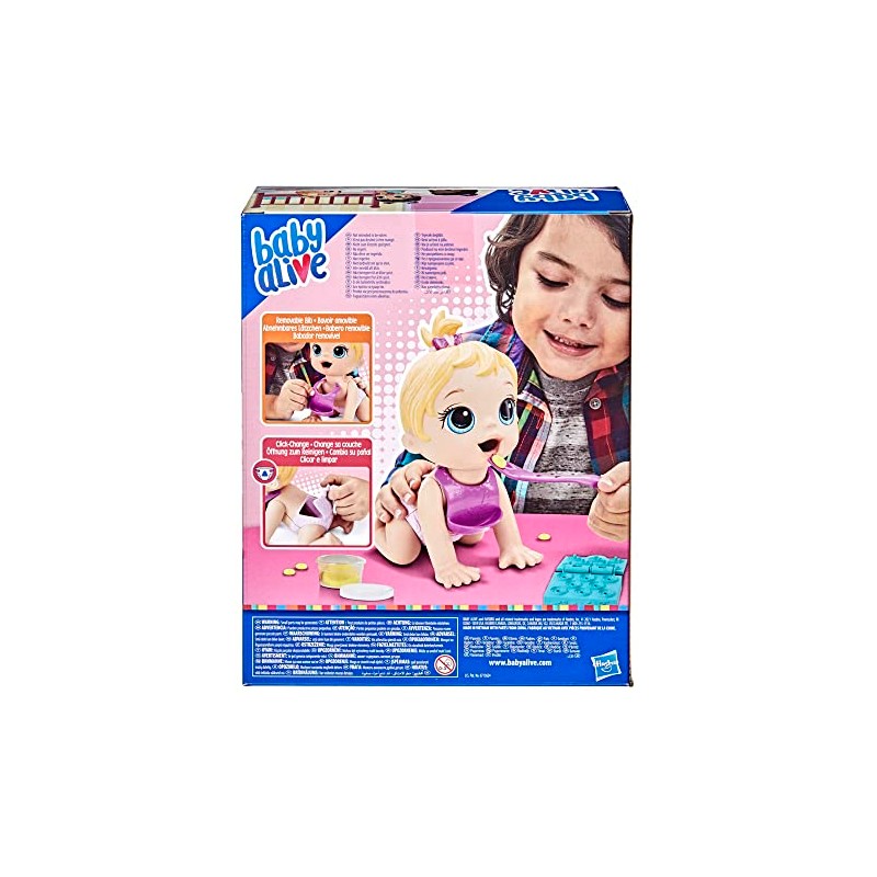 Baby Alive Hora de Comer Rubia 20cm