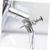 Frcolor Washer Faucet Adapter Copper Diverter Valve Kitchen Sink Connection