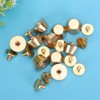 10Pcs Brass Feet Nailhead Purse Handbag Luggage Flat Stud Rivet