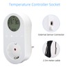 WiFi Digital Thermostat Outlet Plug 16A Outlet Tuya App Voice