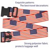 Flag Luggage Straps for Suitcases, Adjustable Luggage Travel Belt to