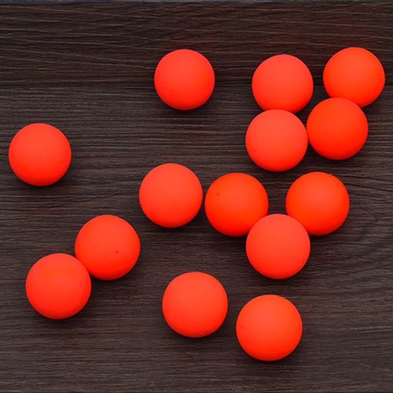 Yellow 3#, 100pcs 10 Sizes Fishing Float Bobber Ball Beads