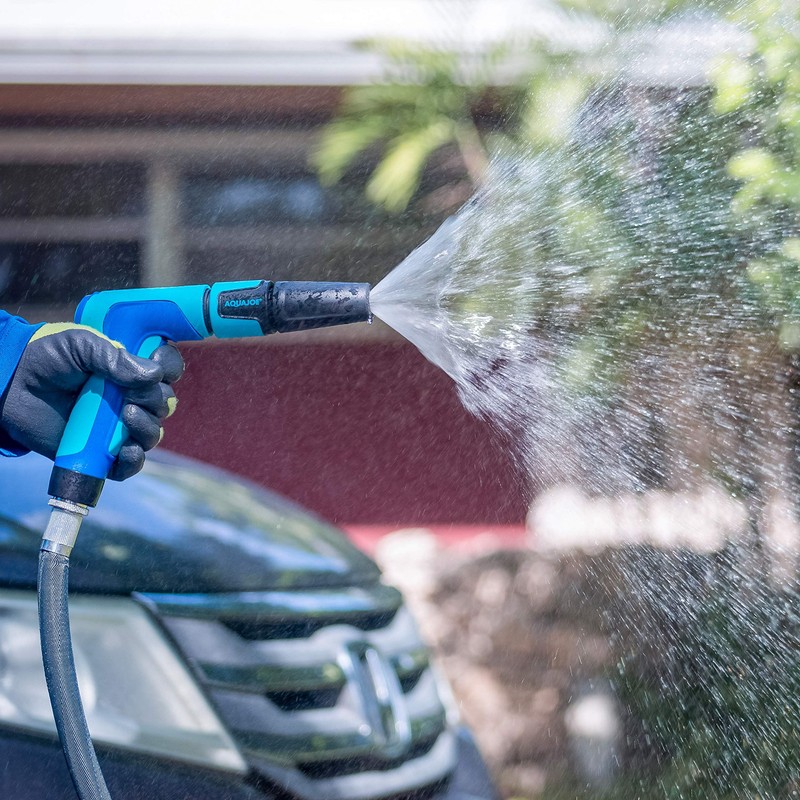 Aqua Joe AJ-SPXN 2-in-1 Hose-Powered Adjustable Foam Cannon Spray Gun