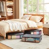 Lifewit 40L Under Bed Storage Containers 4 Pack, Foldable Clothing