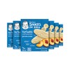 Gerber Snacks for Baby Teethers, Gentle Teething Wafers, Banana Peach,