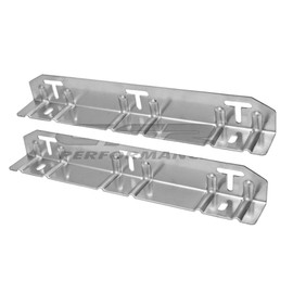 Emc Aluminum Steel Angled Radiator Mounting Bracket Kit