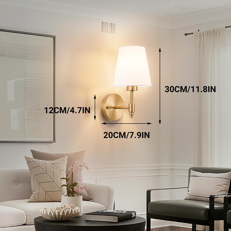 slywise Peel and Stick Wall Sconces Battery Operated: Wireless Adhesive