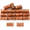 15g Bali Coil Tube Beads Copper Plated 9mm Approx 16