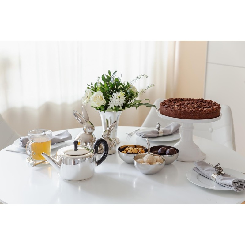 EDZARD Apura Snack Bowl Diameter 22 cm Stainless Steel Highly