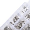 580Pcs Screws Nuts Washers Kit 304 Stainless Steel Cylindrical Head