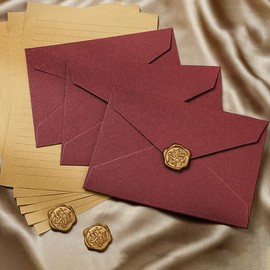 レターセット 手紙セット ヴィンテージ風手紙セット 便箋と封筒 レターセット シンプルおしゃれ 便箋 招待状 プロポーズ用手紙 結婚式 母の日 誕生日 感謝 お祝い手紙 挨拶状 お礼状用 手紙 誕生日 記念日 出産祝い