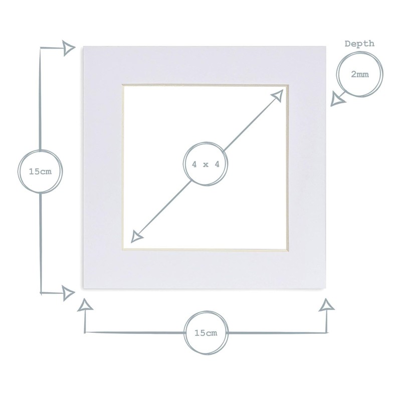 Nicola Spring Picture Photo Mount - to Fit Frame Size
