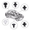 Unbranded 100Pcs Car Retainer Clips Auto Fasteners Push Trim Clips