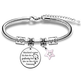 Bangle, Bracelet Jewellery, Gift for Mum/Aunt/Grandma/Colleague/Boyfriend/Wife/ Girlfriend/Sister/Daughter/Granddaughter on Mother’s Day/Birthday/Valentine's Day/Wedding/Graduation/Christmas,